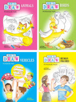 How to Draw Series (A set of 4 books) Pundalik Vaze