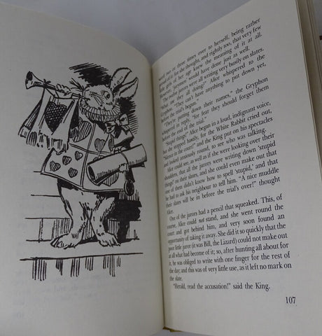 Vintage Alice In Wonderland Lewis Carroll Hardcover 1995